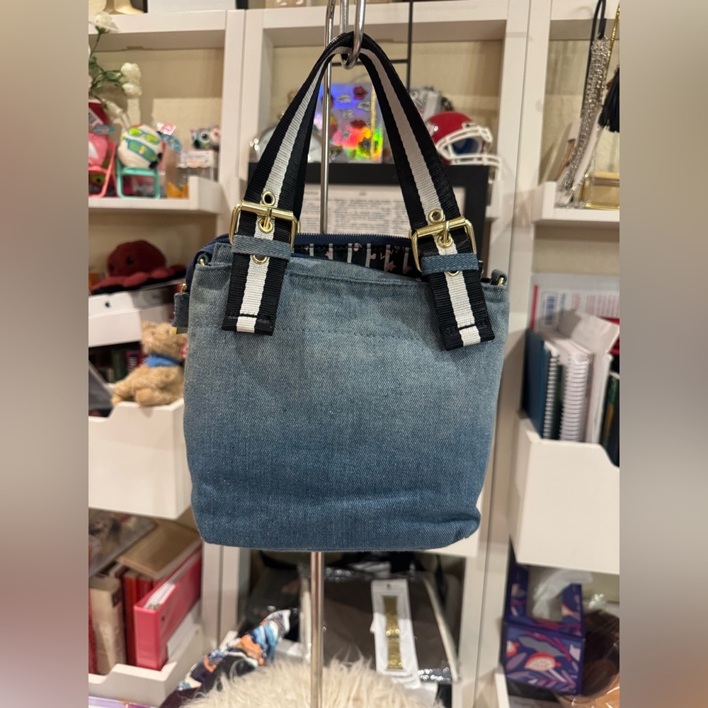 Betsey Johnson small denim bag - Picture 4 of 8